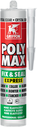 Griffon Poly Max Fix & Seal Express Koker 300 g Crystal Clear