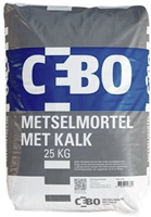 CEBO 320 Metselmortel met kalk 25kg (kant & klaar)