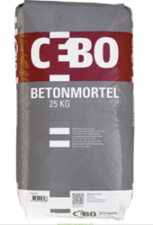 CEBO constructiebeton/betonmortel C20 25kg (kant & klaar)
