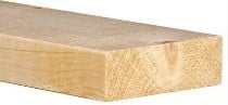 Vuren balk geschaafd 75x175x3900 blank