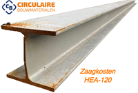 Zaagservice HEA 120 per zaagsnede