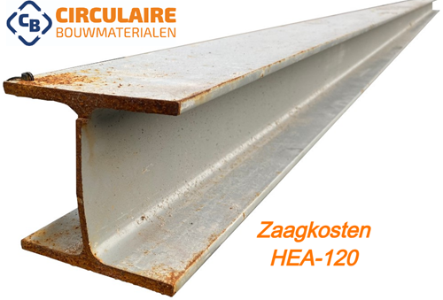 Zaagservice HEA 120 per zaagsnede