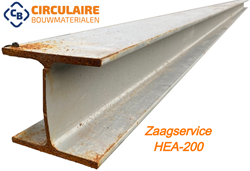Zaagservice HEA 200 per zaagsnede