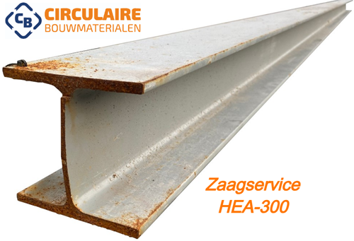 Zaagservice HEA 300 per zaagsnede