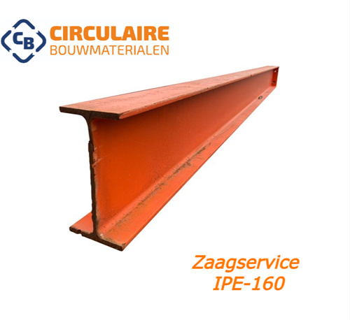 Zaagservice IPE 160 per zaagsnede