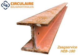Zaagservice HEB 180 per zaagsnede