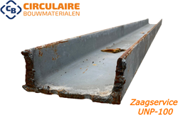 Zaagservice UNP 100 per zaagsnede