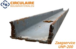 Zaagservice UNP 200 per zaagsnede
