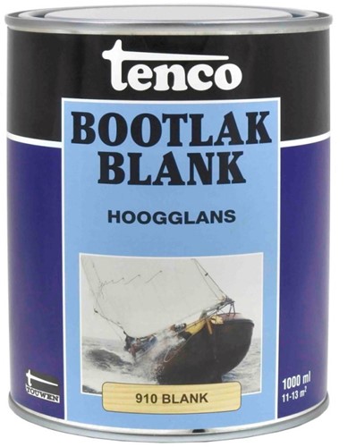 Tenco Bootlak Transparant Hoogglans Blank 1,0l