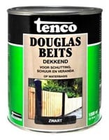 Tenco Douglasbeits Dekkend Zijdeglans Zwart 1,0l