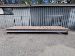Gebruikte Stalenbordes / loopbrug B4620 x D1200mm 