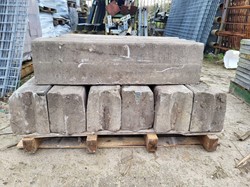 Gebruikte Trottoirband / opsluitband 18/20x25x100cm grijs