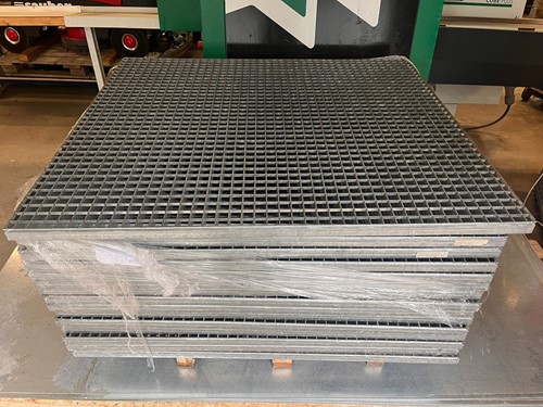 Gebruikt Persrooster / vloerrooster L1350 x B1200 45mm 