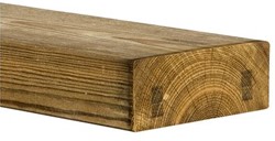 Vuren balk geïmpregneerd geschaafd 50x150x4800