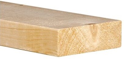 Vuren balk geschaafd 50x125x3600 blank