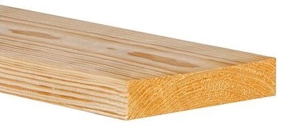 Vuren plank geschaafd 32x125x4200 blank