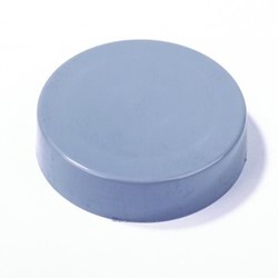 PVC Afsluitkap 80mm grijs